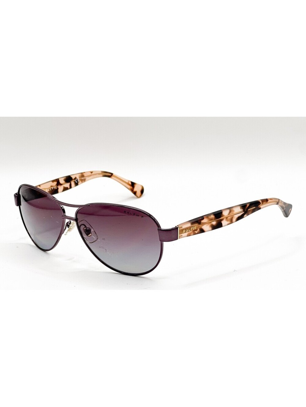 Ralph Lauren RA 4096 249 62 Purple Marble Brown Authentic Sunglasses 59-11